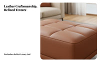 High-Density Foam Filling Tufted Rectangular Bench Sturdy Construction Footstool Easy to Clean Ottoman Stable Support for Homeowners, Families, Pet Owners, Living Room, Bedroom, Small Areas, Entryway
