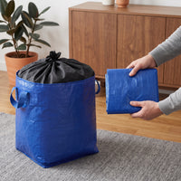 Extra Large Moving Storage Bag Oxford Cloth Woven Luggage Tote with Zipper/Drawstring