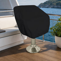 Boat Chair Cover Heavy Duty Driver Seat Cover Full Coverage for Captains, Outdoor Storage
