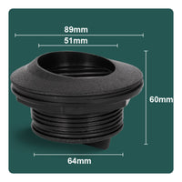 Water Reservoir Overflow Drain Marine Drain Plug for Deck, Transom