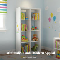 Adjustable Cube Organizer Freestanding Storage Cabinet Openrear Construction shelf unit for Children, Homeowners, Kids' Room, Playroom, Bedroom