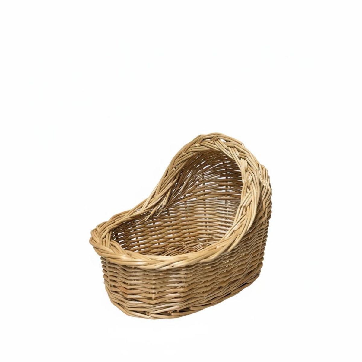 Wicker Woven Pet Bed Creative Design Woven Animal Basket Cozy & Comfortable Infant Basket Photography Prop for Nursery
