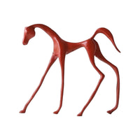 Horse Sculpture with Hollow-out Design Minimalist Horse Figurine Geometric