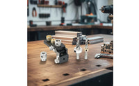 Aluminum Profile Jig Full-Metal Countersink Drill Guide Easy Setup Extrusion End Guide for Fabricators