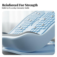 Non-Slip Textured Surface Adjustable Calf Stretcher Heavy Duty 200kg Capacity Incline Stretch Board Stable Triangular Structure Standing Leg Stretcher Improves Flexibility for Runners, Athletes, Physical Rehabilitation, Home Gym, Office
