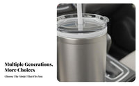 Keeps Drinks Cold or Hot For Hours 40 Oz Tumbler with Handle and Straw Double Wall Insulation 40oz Tumbler with Handle Cupholder Friendly