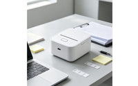 Compact Thermal Label Printer Rechargeable Label Printer with Bluetooth Wireless Sticker Maker Pocket-Sized for Teachers, Study, Office