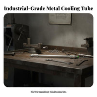 Flexible Metal Coolant Pipe With On/Off Switch Flexible Water Oil Coolant Hose CNC Machine Cooling Pipe for Hobbyists, Workshop
