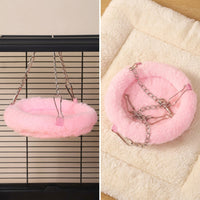 Tip Resistant Hammock and Hamster Hammock, Soft Bird Nest for Cage, Hanging Extra Large Bed for Parrots and Small Birds, 20 cm Diameter