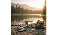 Heavy Duty Portable Folding Seat Quick Fold Collapsible Camp Stool Anti-Slip Feet for Outdoor, Camping, Travel