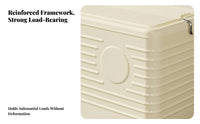 foldable Wheeled Container Visible Contents Household Storage for Dorm Room