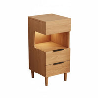 Space-Saving Slim Gap Cabinet Multi-Drawer Storage Nightstand Minimalist Design Bedroom Furniture for Apartment Dwellers, Homeowners, Students, Small Spaces, Dorm Room