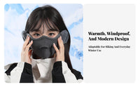 Soft Earmuff Face Cover Ocular Corner Protection Winter Face Cover Earmuffs Integrated Ear Warmer Face Cover 2-in-1 Design