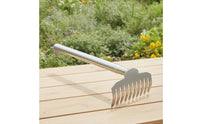 Hand Weeder with Rake Head One-Piece Unwanted Plants Puller Handheld