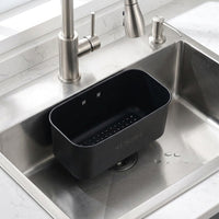 Kitchen Sink Drain Basket in 304 Stainless Steel, Fixed Square Sink Strainer, Vegetable Washing Basket, and Modern Sleek Kitchen Organiser