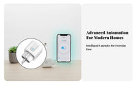 EU Intelligent Outlet Efficient Power Plug Device Sharing Voice-Alternating Current Tivated Outlet for Tech Enthusiasts, Homeowners, Living Room