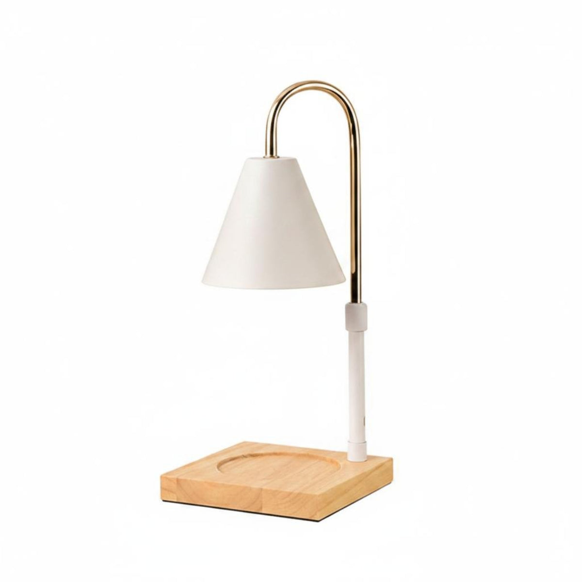 Bedside Use Marble Candle Warmer Lamp Timer Timed Candle Warmer Flameless Adjustable Scented Melt Lamp Smokeless for Bedroom