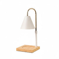 Bedside Use Marble Candle Warmer Lamp Timer Timed Candle Warmer Flameless Adjustable Scented Melt Lamp Smokeless for Bedroom