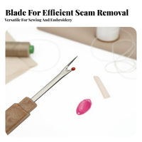Seam Unpicker Stitch Unpicker With Guarding Cap Thread Remover Tool for Embroiderers, DIY Enthusiast S, Dressmaking, Quilting, DIY Projects