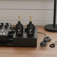 100ft Signal Range Guitar Wireless System Low Latency Wireless Guitar System Multi-Channel Support for Guitarists, Musicians, Performers