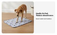 Reusable Dog Potty Pad Leak-Resistant Washable Puppy Training Pad Leakproof Absorbent Pet Training Mat for Dogs, Young Dogs, Crate, Travel