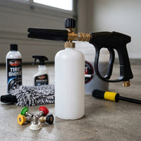 Soap Dispenser for Car Cleaning and Car Wash, Aluminum Alloy Car Foam Lance, 1000ml Capacity Foam Spray, Adjustable Nozzle with Quick Connect