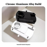 Tonearm Conversion Plate Aluminum Alloy Tonearm Mounting Plate Turntable Arm Board for Audiophiles
