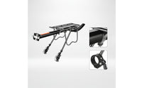 Adjustable Rear Bike Rack with Mudguard Lightweight Bike Rear Rack with Mudguard Removable Long-Lasting for Cyclists