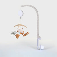 Mobile with Arm Curved Infant Mobile with Soft Toys Adjustable for Infants, Nursery