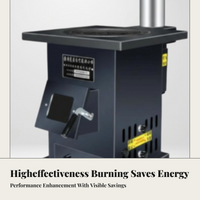 Cast iron dual-fuel stove, manual