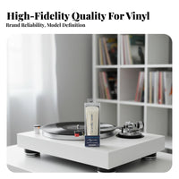 Versatile Cleaning Record Brush Super-Fine Bristles Vinyl Record Brush Washable Audio Accessory for Audiophiles, DJs