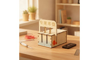 STEM Wireless Control Model Kit Buildable Parking Lock Model 3D Toy Laser-Cut for Children, Science Fair, Classroom