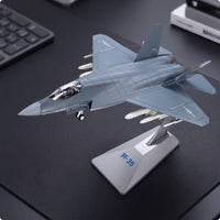 Fighter Jet Model Diecast Fighter Jet Model Decorative for Showcase Cabinet