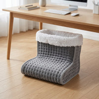 Electric Foot Warmer Electrically-Powered Foot Warmer Boot Adjustable Heated Boot for Home Office, Desk