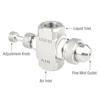 Install Fine Stainless Steel Spray Head, Adjustable Stainless Steel Misting Nozzle, Stainless Steel Spray Head Adjustable