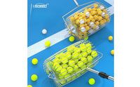 Tennis Ball Picker with Telescopic Handle Stainless Steel Tennis Ball Picker Compact for Athletes