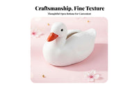 Decorative Call Duck Tissue Holder Cute Design Duck Tissue Box Multifunctional Creature Shaped Napkin Dispenser Stylish Accent for Living Room, Bedroom, Desktop