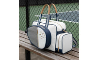 Women's Pickleball Tote Bag Multiple Compartments Women's Pickleball Bag Separate Shoe Compartment Convertible Court Tote for Travel