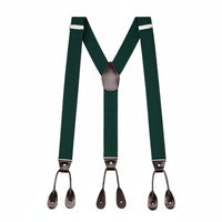 Elastic Suspenders Anti-Slip Snap-on Suspenders Adjustable Braces Comfortable Fit for Wedding