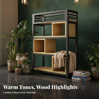 Wavy Bedside Cabinet Modern Minimalist aesthetic Nightstand space-saving Size Bedroom Furniture for Young Adults, Homeowners, Living Room, Hallway, Home Office