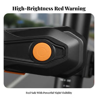 Cycle Tail Light High Brightness Illuminated Cycle Rear Light Long Battery Life Waterproof for Asphalt Cyclists, Commuting