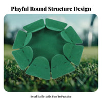 Golf Putting Cup Compact and Lightweight Flocked Putting Disc Versatile Placement Portable Golf Practice Cup for Beginners, Home, Office