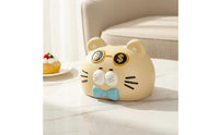 Decorative Cat Tissue Box Sturdy Cartoon Cat Tissue Holder Effortless Dispensing Kitten Napkin Dispenser Easy to Refill for Children, Living Room, Desktop, Bedroom, Office