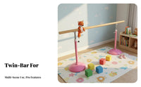 Adjustable Height Dance Bar Stable Base Home Practice Ballet Bar Sturdy Construction Freestanding Dance Bar for Adults, Dancers