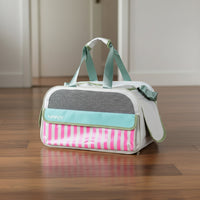 Foldable Cat Carrier Bag Breathable Dog Carrier Bag Soft-Sided Portable for Cats, Small Dogs, Travel, Vet Visits, Car Rides