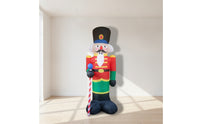Tall Christmas Inflatable Nutcracker Soldier Freestanding Inflatable Nutcracker Soldier Giant Holiday Display Oversized for Yard