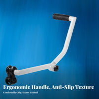 Universal Clamp String Trimmer Auxiliary Handle Adjustable Vegetation Eater Handle for Gardeners, Landscapers, Yard Work