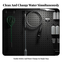 Aquarium Siphon Pump Strong Suction Manual Fish Waste Remover Fast Drainage Fish Tank Gravel Vacuum