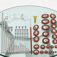 85 Pieces Alto Sax Repair Metal Components and Pad Material Alto Saxophone Parts Set Lightweight Saxophone Maintenance Tool Set for Instrumentalists
