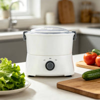 Electric Potato Rind Remover Easy-to-Use Potato Rind Remover with Clear Lid Countertop Vegetable Appliance for Home Cooks